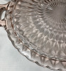 Jeannette Glass Pink Winsor Diamond Cake Plate - 5