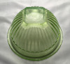 Hazel Atlas Green Depression Glass Bowls - 4