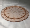 Jeannette Doric Pink Depression Cake Stand - 4