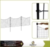 New Zippity Outdoor Products WF29001 25" Tall Black Metal Garden Fence Kit (5 Pack) - 2