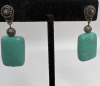 Free Form Chunky Turquoise Bracelet Earrings Sterling Pendant. Gecko - 3