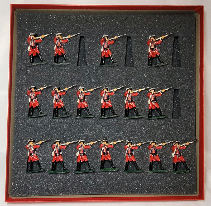 ' British Soldiers : French & Indian War ' Toy Soldier Lead Miniatures , 17pc. Set