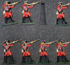 ' British Soldiers : French & Indian War ' Toy Soldier Lead Miniatures , 17pc. Set - 2