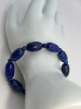 Vintage Mystic Fire Necklace Earring Set Lapis Bracelet Kyanite Blue Earrings - 6