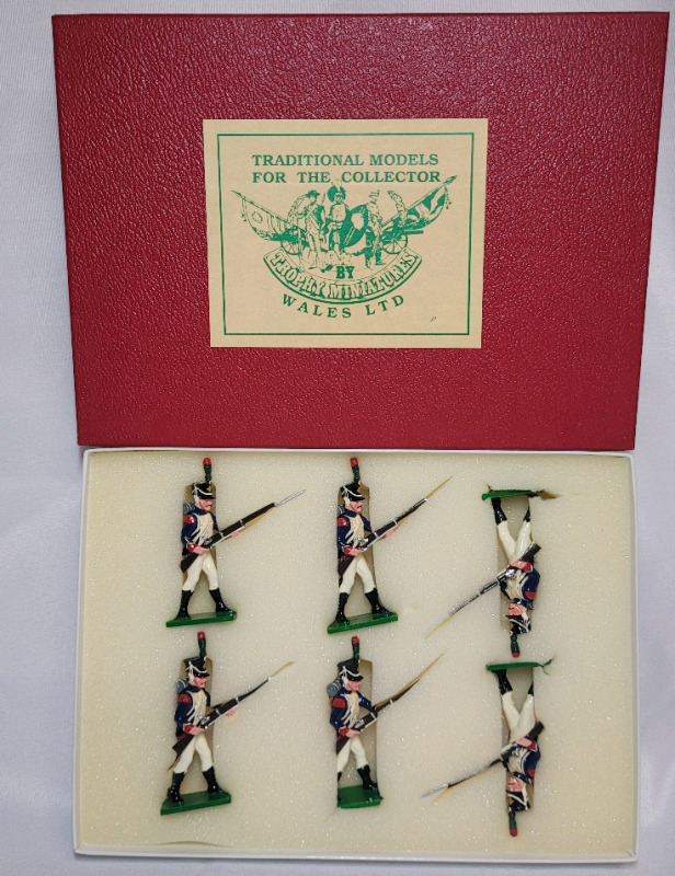 Trophy Miniatures ' Napoleonic Wars Advancing Troops ' Lead Miniatures