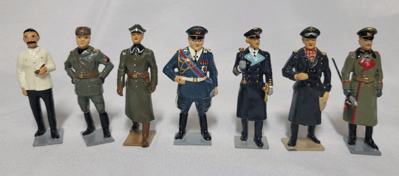 Hiriart ' WW II Axis & Allies : Axis ' Toy Soldier Lead Miniatures , Set of 7