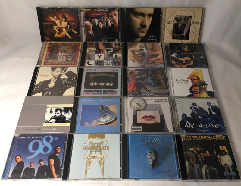 Lot of Twenty (20) Rock Pop CD’s