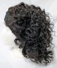 New 12" Curly Wig with Built-in Headband, Wig Caps + - 3