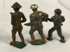 Lot of 3 Barclays Lead Soldiers Riflemen - 2