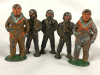 Lot of 5 Barclays Lead Soldiers Aviators & Paratroopers