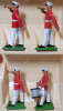 Britains ' U.S. Marine Corps w/Drum Major , 10pc Set ' Lead Miniatures - 3