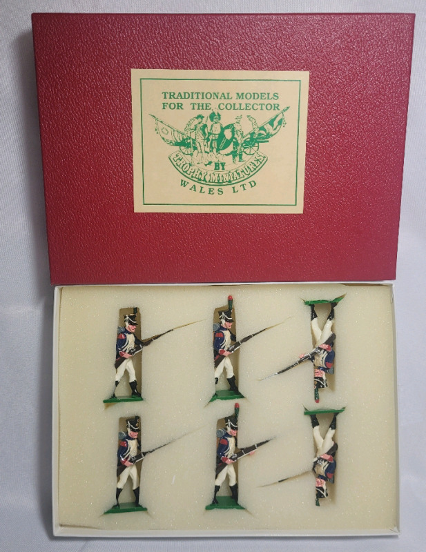 Trophy Miniatures ' Napoleonic Wars Advancing Troops ' Lead Miniatures