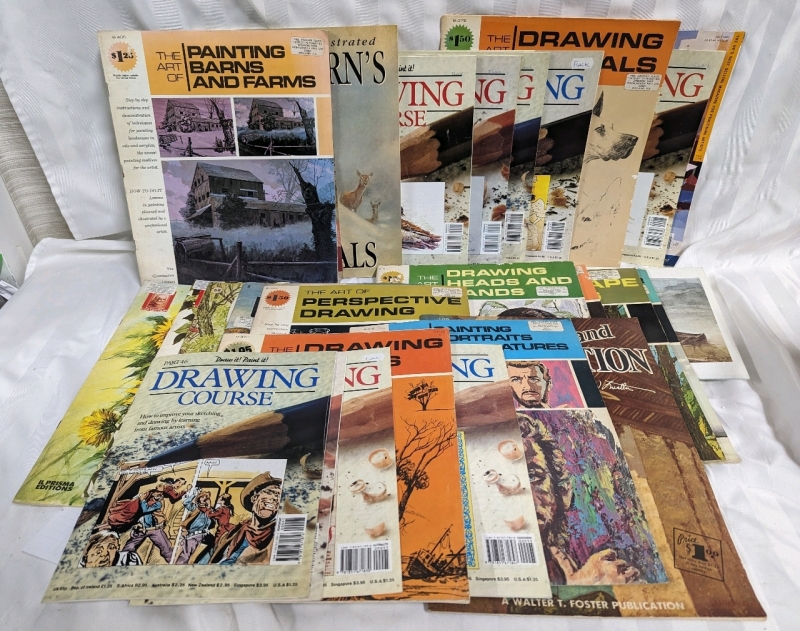 More than 20 Instructional Magazines on Painting and Drawing.