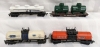 4 HO Scale Advertising Tankers.