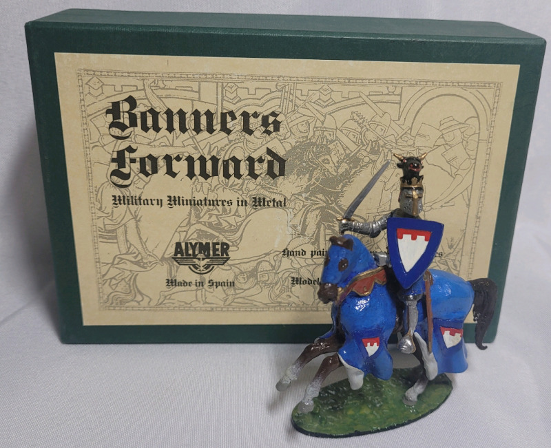 Alymer Banners Forward ' Marsal Robert De Waurin ' Toy Soldier Lead Miniatures