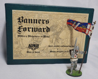 Alymer Banners Forward ' Sir Richard Fitz-Simmons ' Toy Soldier Lead Miniature