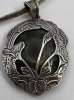 Sterling Humminbirds over Labradorite Inlay Pendant Chain - 3