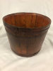 Wooden Decorative Barrel Planter - 2