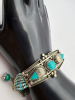 Amazing Turquoise Statement Necklace Bracelet - 4