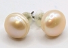 Gorgeous Heavy Peachy-Pink Pearl Necklace, Bracelets & Earrings - 5