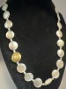 14K GF 925 Sterling Fresh Water Pearl Necklace Matching Bracelet - 2