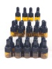 24 New TINY 1ml 1/4 Dram Glass Dropper Bottles