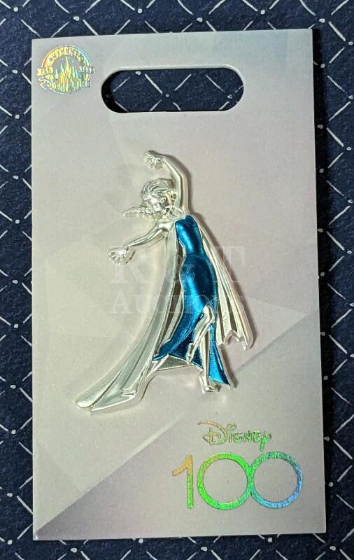 New Disney Parks 100th Anniversary Celebration Frozen Elsa Pin (2023).