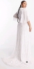 New ASOS sz US 18 Women's Curve Eliza Flutter Sleeve Embellished Wedding Dress - 3