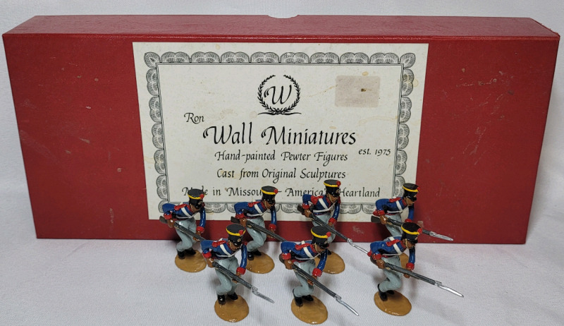 Ron Wall Miniatures ' Mexico Infantry Regiment Soldiers ' Lead Miniatures
