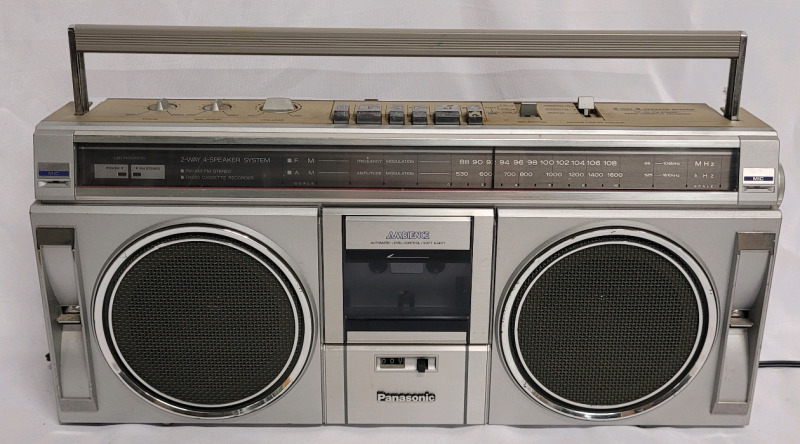 Panasonic RX-5005 Cassette AM/FM Ambience Stereo BoomBox - Working