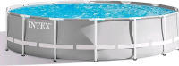 NEW Intex Prism Frame Above Ground Pool Set, 14' x 42", Light Grey .