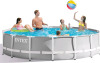 NEW Intex Prism Frame Above Ground Pool Set, 14' x 42", Light Grey . - 2