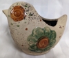 2 Earthenware Bird Shaped Planters - 2