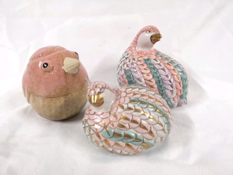 Home Decor - Ceramic Bird Figures - Toyo