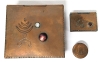3 Vintage Etched Copper Trinket Boxes (1 with sticker from Jerusalem) - 2