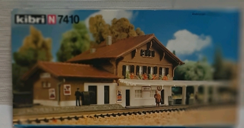 Vintage, Kibri N Scale Train Station