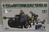 Vintage Military Miniatures, German 7.5Cm Anti-Tank Gun 1:35