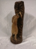 Wooden Carving Sculpture- Man with Backpack - 3