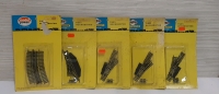 Vintage 5 Packages of Model Power & ATI Mini Track in N Gauge.