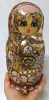 Vintage Wood Matryoshka Nesting Dolls (Largest is 10.5" tall!) - 3