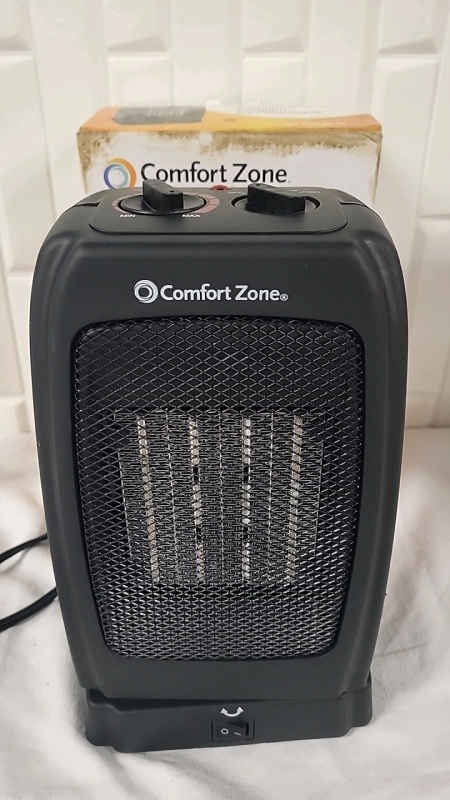 Comfort Zone Oscillating Ceramic Heater
