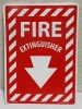 New, Fire Extinguisher Signage. Approximately 25 Signs.