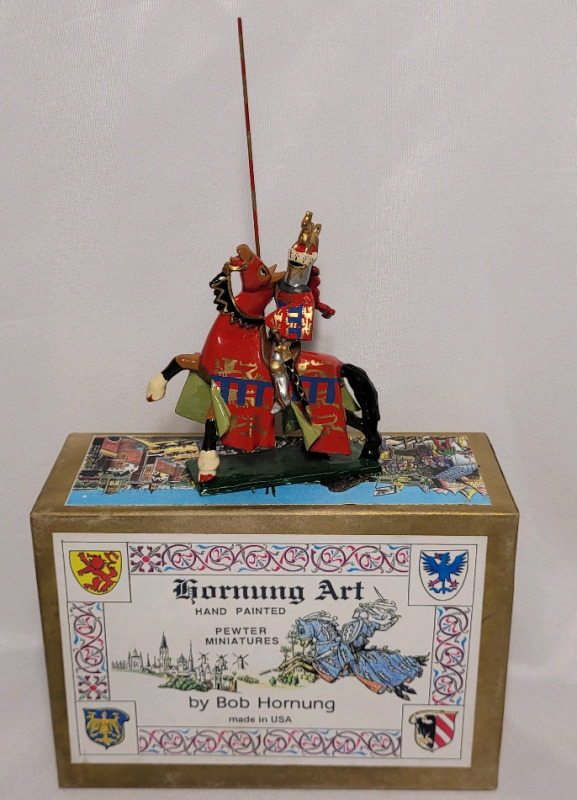 Hornung Art ' Henry Duke of Lancaster ' Toy Soldier Lead Miniature