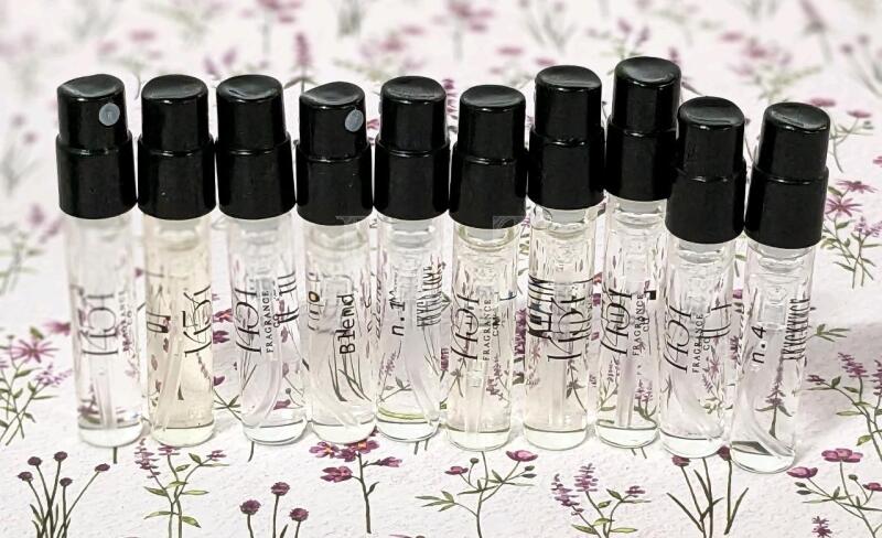 10 New Perfume Samples from 1454 Fragrance Co (# 1-10) 1.5ml Each.