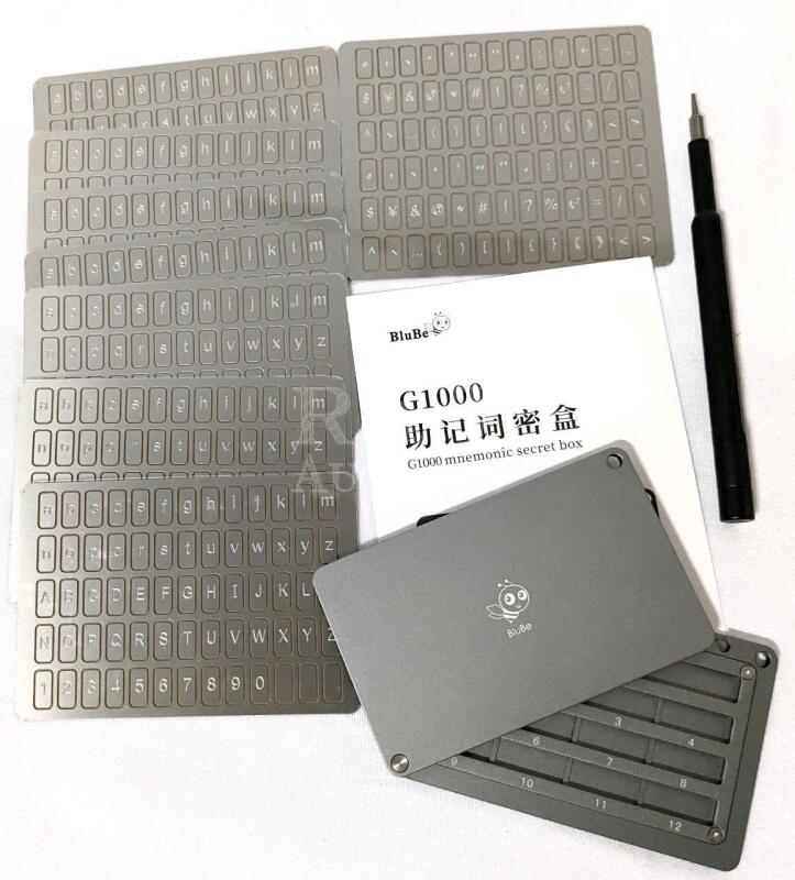 New BluBee MNEMONIC SECRET BOX G1000