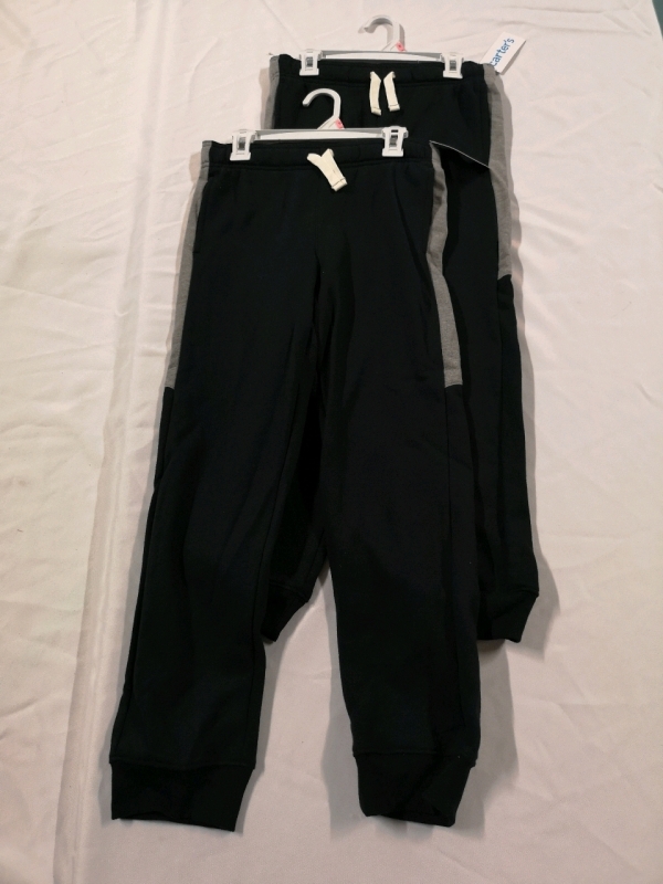 2 New Carter's Youth sz 10 Jogger Pants