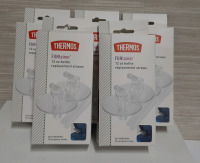 New, 5 Packages of Thermos FUNtainer 12oz Bottle Replacement Straws.