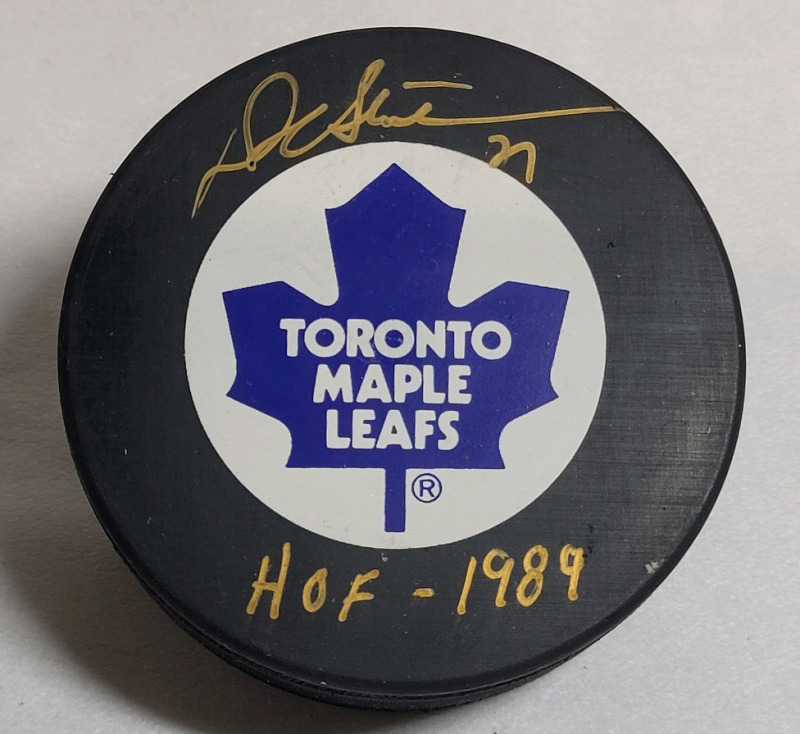 Darryl Sittler Toronto Maple Leafs Autograph Puck , No COA