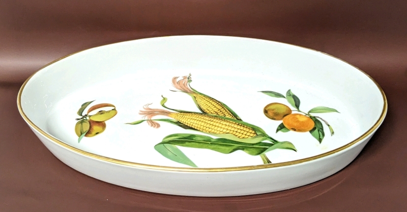 Royal Worcester England EVESHAM Oval Casserole Dish