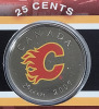 2007 Canadian Mint Calgary Flames Coin Set w/Colored Quarter - 3